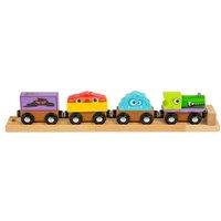 Bigjigs Rail Monster Train - Wooden Railway Accessory For Children