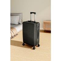 Living and Home Hardshell Spinner Wheel Luggage Travel Suitcase 24" Black