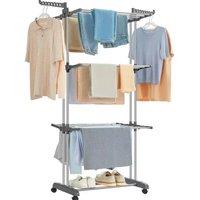VOGREX 4-Tier Foldable Clothes Airer for Indoor & Outdoor Drying