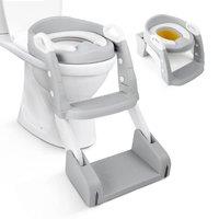 Kidoola 2-in-1 Toddler Potty & Ladder, Perfect for Kids in Grey