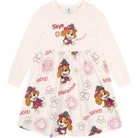 Paw Patrol Girl's Skye Long Sleeve Dress in Cream | Size: 18-24 m
