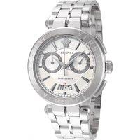 Versace Men's VE1D01823 Aion 45mm Quartz Watch in Silver