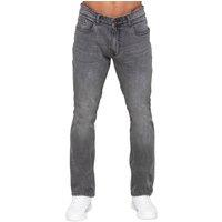 Enzo Men's Stretch Tapered Jeans in Grey | Size: 34R