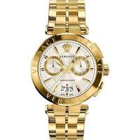 Versace Men's VE1D01920 45mm Quartz Watch in Gold