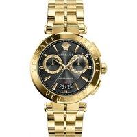 Versace Men's VE1D02823 45mm Quartz Watch in Gold