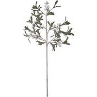 VFM e-Store Christmas Stem Leaves Decoration 70cm x 10cm Green X 1 | Size: 70 cm x 10 cm