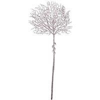 VFM e-Store Christmas Glitter Stem Decoration 88cm x 41cm Rose Gold X 1 | Size: 88 cm x 41 cm