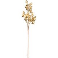 VFM e-Store Christmas Berry Spray Decoration 46cm x 8cm Gold X 1 | Size: 46 cm x 8 cm
