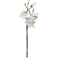 VFM e-Store Christmas Fabric Magnolia Spray Decoration 70cm x 19cm Gold X 1 | Size: 70 cm x 19 cm