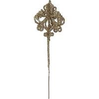 VFM e-Store Christmas Pendent Lamp Spray Decoration 48cm x 14cm Cream X 1 | Size: 48 cm x 14 cm