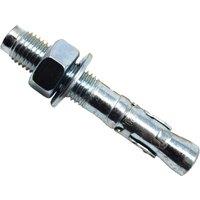 Masonmate Zinc Plated Through Bolt in Metallic Silver