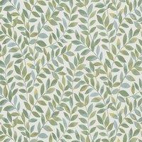 Erismann Ameroso Leaf Blown Vinyl Textured Wallpaper in Green