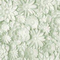 World of Wallpaper Diions Floral Wallpaper in Green