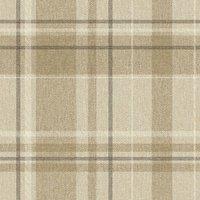 Crown Harris Checked Soft Wallpaper in Beige