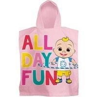 Cocomelon Playtime Hooded Towel in Pink