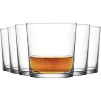 LAV Bodega Water Glasses - 345ml - Clear - Pack of 6