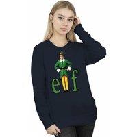 Elf Women's Buddy Logo Sweatshirt in Navy | Size: Large
