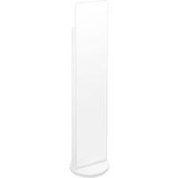 Living and Home Rotating Full-Length Mirror with Magazine Rack in Warm White