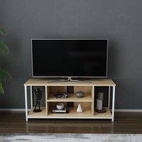 Decorotika Rinaldo TV Unit for TV's up to 63 inch in Light Brown