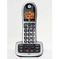 BT Big Button Cordless Phone Single in Silver