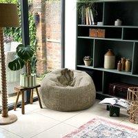 rucomfy Beanbags rucomfy Slouchbag Bean Bag - Classic Snug Indoor Seat for Adults in Beige