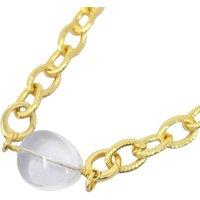 Harfi Women's Diamond April Birthstone Statement Pendant Necklace in Gold | Size: 16 inches