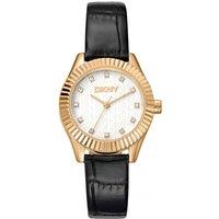 DKNY Women's DK1L017L0025 Chambers 30mm Quartz Watch in Black