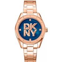 DKNY Women's DK1L016M0075 Chambers 34mm Quartz Watch in Rose Gold
