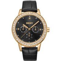 DKNY Women's DK1L055L0025 Parsons 40mm Quartz Watch in Black