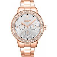 DKNY Women's DK1L055M0065 Parsons 40mm Quartz Watch in Rose Gold