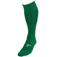 Precision Men's Pro Plain Football Socks in Green | Size: 7-11