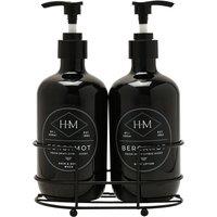 Harvey Makin Men's Mens Shower Essentials Gift Set in Black