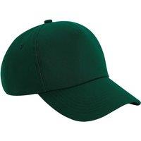 Beechfield Men's Authentic 5 Panel Cap in Bottle Green