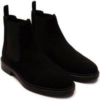 Off the Hook Men's Torrance Slip-On Formal Chelsea Boots in Jet Black | Size: 10