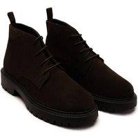 Off the Hook Men's Axel Suede Leather Lace-Up Ankle Chukka Boots in Brown | Size: 11
