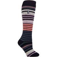 SOCKSHOP Heat Holders Women's 1 Pair 2.3 TOG Thermal Ski Socks in Mid Navy | Size: 4-8