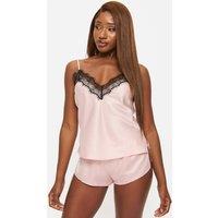 Ann Summers Women's Cerise Satin Cami Set Blush in Pink | Size: Large
