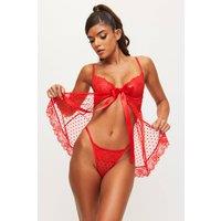 Ann Summers Women's Bon Bon Babydoll in Red | Size: Small