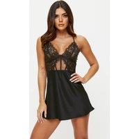 Ann Summers Women's Ce Soir Chemise in Black | Size: XS