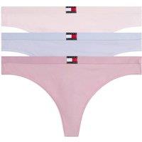 Tommy Hilfiger Women's Heritage Packs 3 Pack Thong Lilac/Orchid/Pink | Size: XL