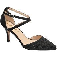 Ravel Women's Black Satin 'Rainsville' Pointed-Toe Court Shoes | Size: 5