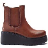 b.soleful Women's 'Gentry' Porvair Ankle Boots in Camel | Size: 8