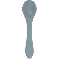 Tiny Dining Silicone Weaning Spoon - Baby Toddler Soft Feeding Weaning Cutlery in Dark Grey