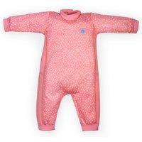 Splash About Warm In One Baby Wetsuit - Pink Dotty in Dusty Pink | Size: 12-24 m