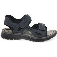 Rieker Men's 'Harbour' Casual Sandals in Navy | Size: 8