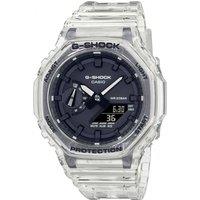 Casio Men's GA-2100SKE-7AER G-Shock 45mm Quartz Watch in Clear