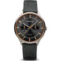 Bering Time Men's 11539-879 39mm Quartz Watch in Dark Grey