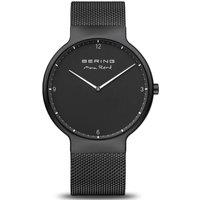 Bering Time Men's 15540-123 40mm Quartz Watch in Black
