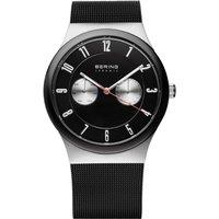 Bering Time Men's 32139-202 39mm Quartz Watch in Black