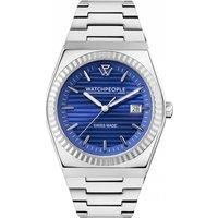 Watchpeople Men's 700393 WP1 41mm Quartz Watch in Silver
